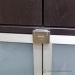IKEA Effektiv Espresso 3 Compartment Roll Front Storage Cabinet